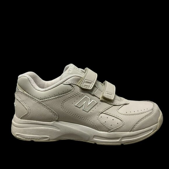 New Balance 575 Womens Off White Tan Hook & Loop Strap Comfort Shoes Size 7 B - Picture 1 of 16